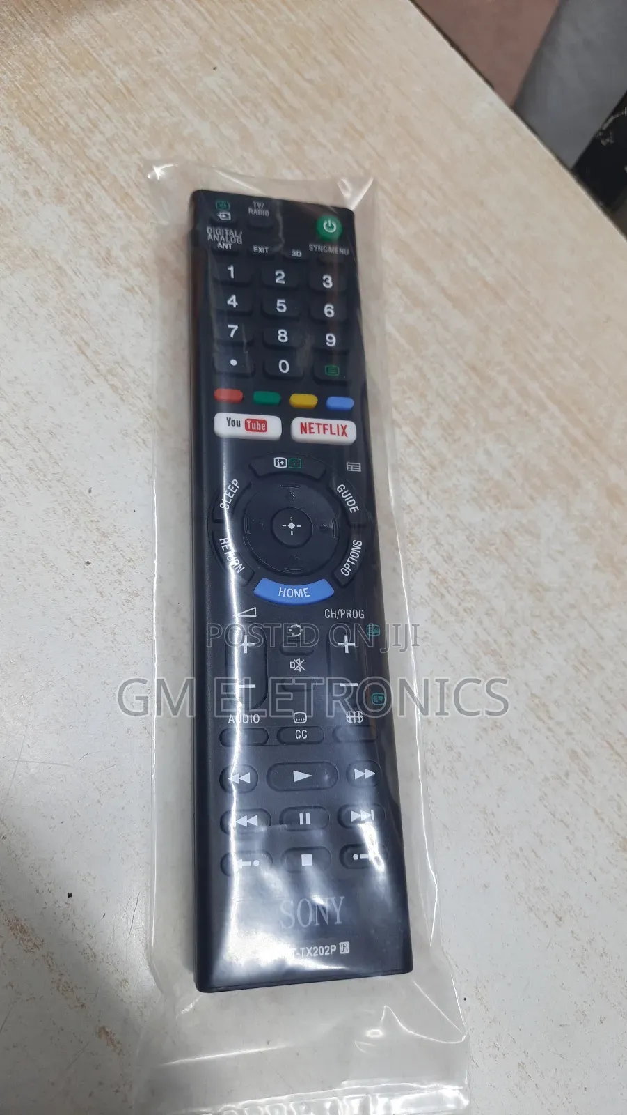 New Sony Replacement Remote for Sony Smart TVS + Batteries.