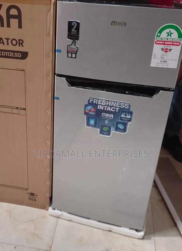Keep It Fresh With Mika 112l Double Door Refrigerator - main view