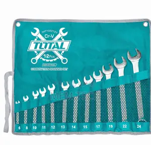 Total Quality 12pcs Combination Spanner Setsize:6-24mm