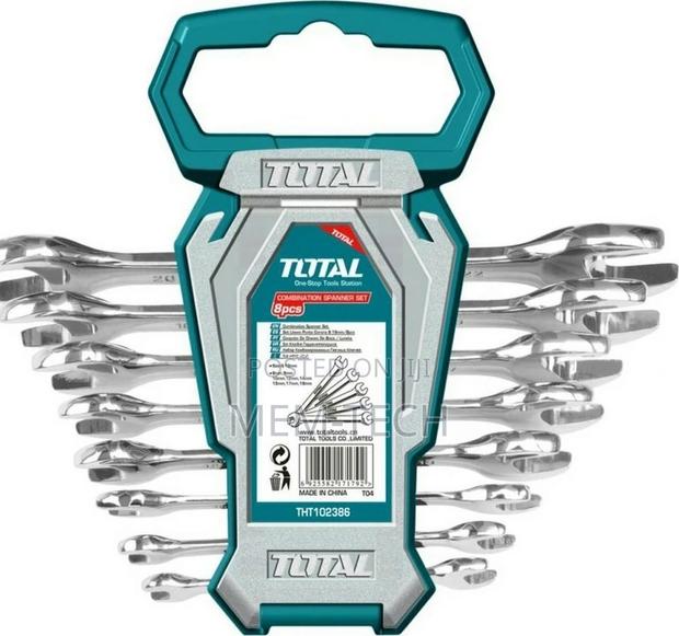 Quality Total 8pcs Double Open End Spanner Set
Size:6-22mm