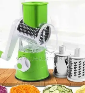 Veggie Slicer With 3 Slicing(Rotary Drum Grater)