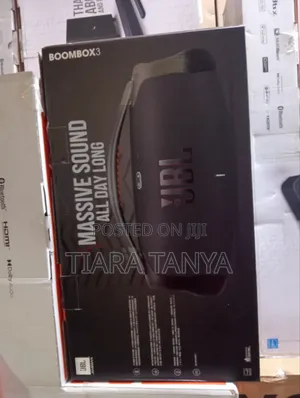 Boombox 3 Portable Speaker ,Monstrous Bass,24hr Battery