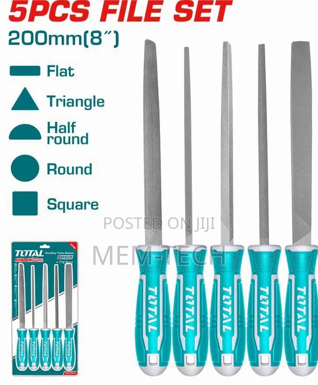 Total Quality 5 PCS Steel File Set/8” - main view