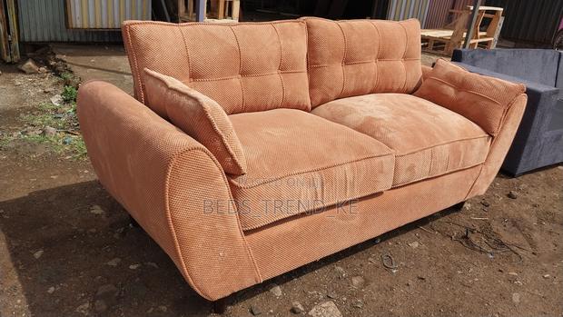 Brown 3 Seater Butterfly Sofa Set