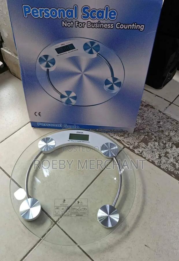 New Personal Scale 180kgs/Clear Bathroom Scale