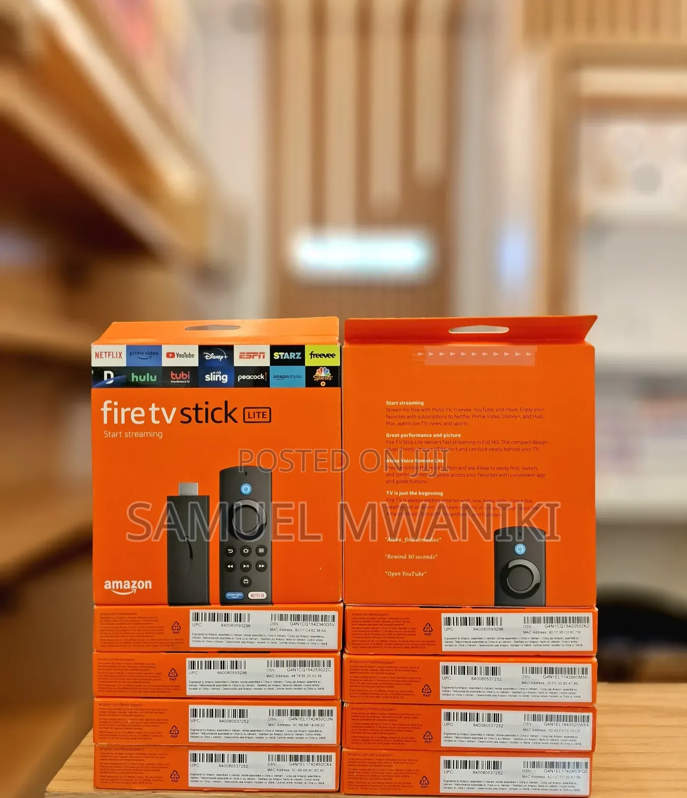 Amazon Fire Tv Stick Lite Free Live Tv Alexa Voice Remote