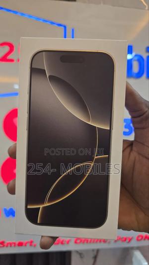 New Apple iPhone 16 Pro 256 GB Black - main view