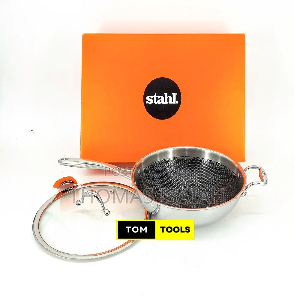 Stahl 26cm Artisan Hybrid Triply Hexaridge Saucepan With Lid
