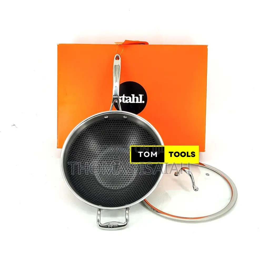 Stahl 26cm Artisan Hybrid Triply Hexaridge Saucepan With Lid