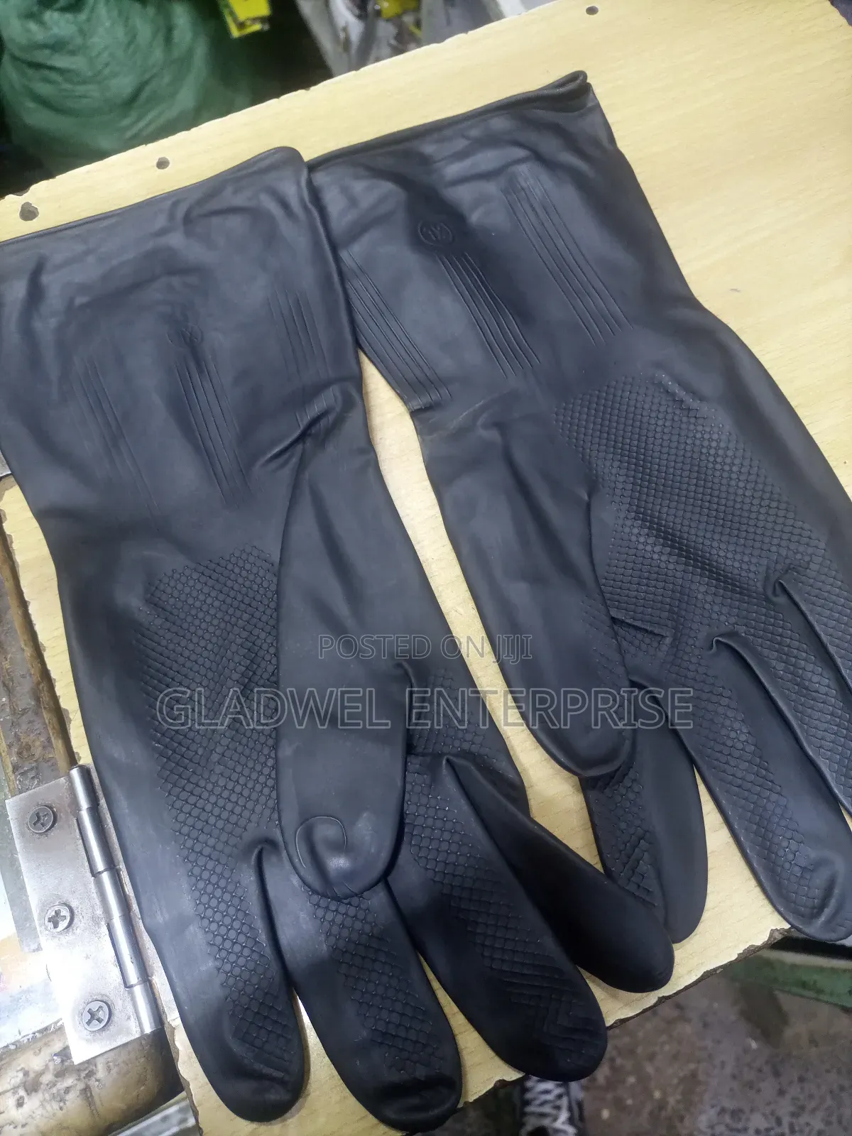 Rubber Hand Gloves Heavy Duty