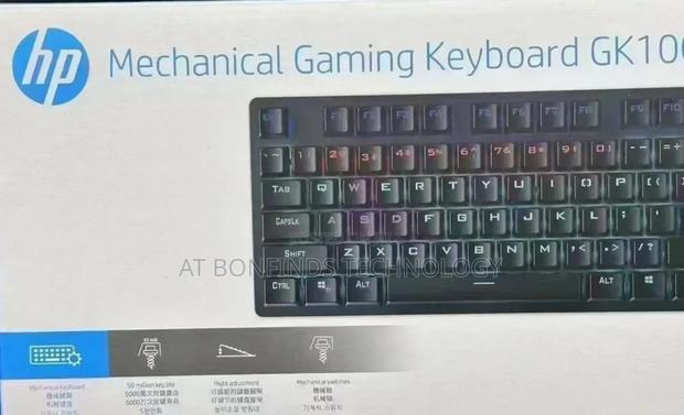 Original Hp Gk 100f Gaming Keyboard RGB - thumbnail 3
