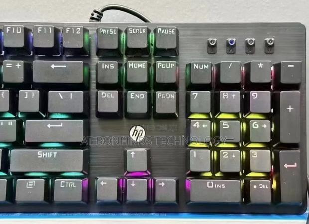 Original Hp Gk 100f Gaming Keyboard RGB - thumbnail 5