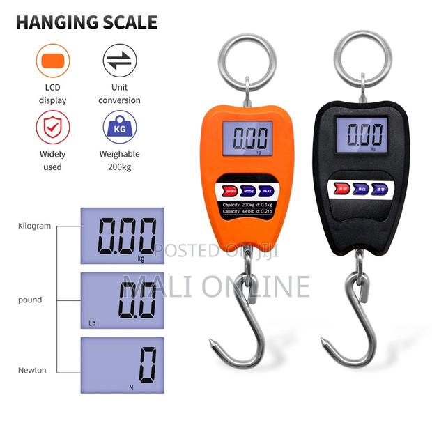 200kg Digital Hanging Crane Scale Portable Weighing Scale