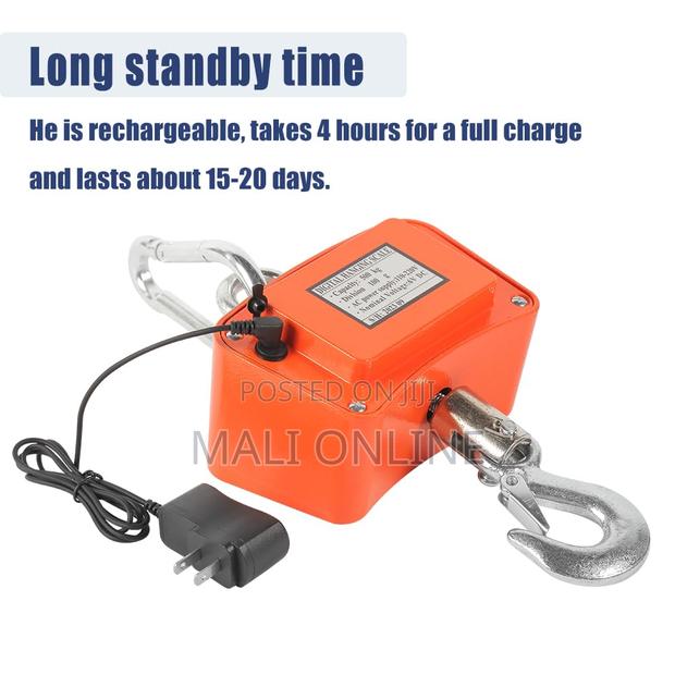 500kg Digital Hanging Crane Scale Heavy-duty Electronic Scal - thumbnail 4
