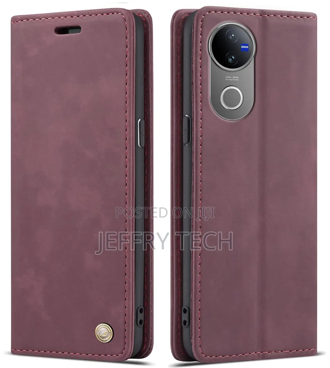 Vivo V50 5g Sheepskin Series Faux Soft Leather Wallet Flip C