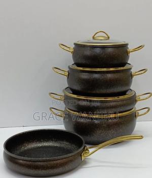 10 Pcs Ambery Granite Cook Ware Set - main view