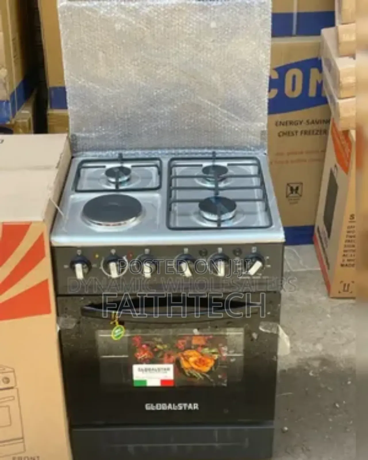 Black 50*55 Globalstar Jet 3+1 Standing Cooker