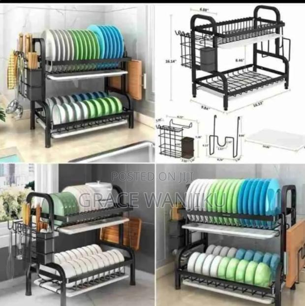 2tier High Quality Carbonsteel Dish Rack*