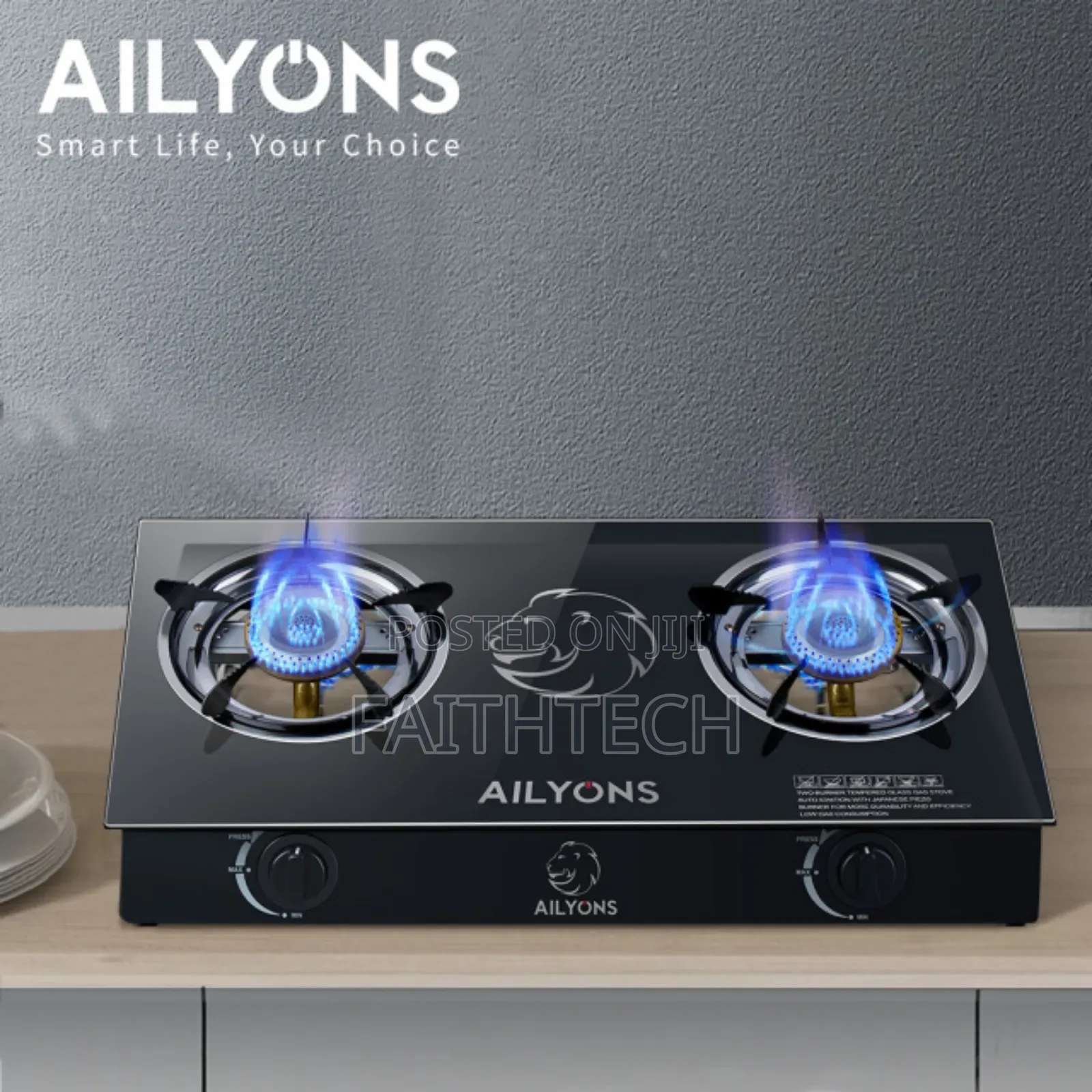 Ailyons 2burner Glass Top Cooker