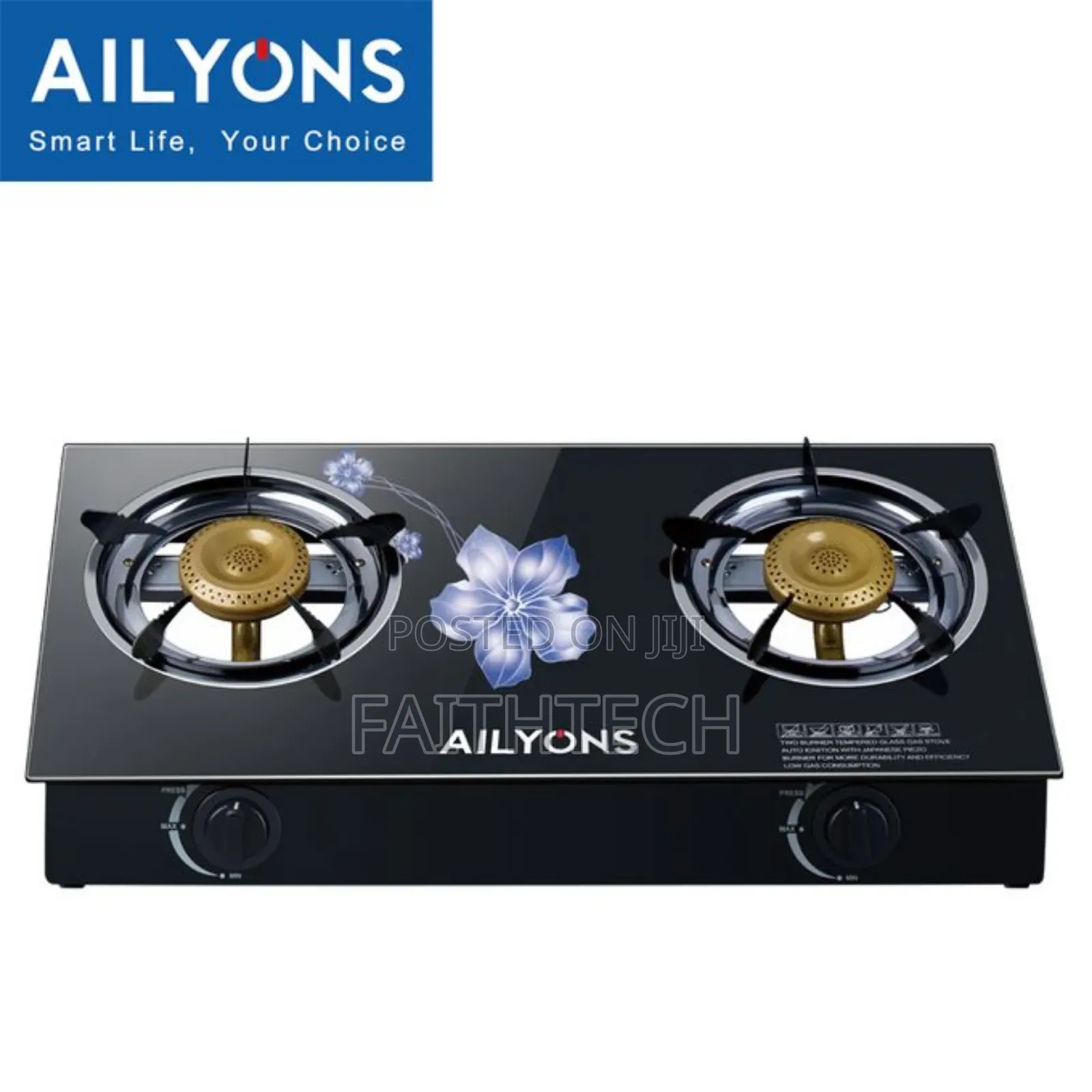 Ailyons 2burner Glass Top Cooker