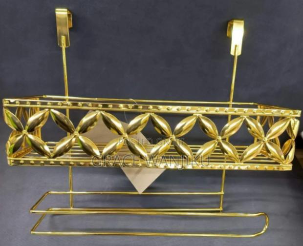 Gold Over The Door Rack - main view
