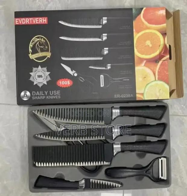6 PCS Set Kitchen Knife