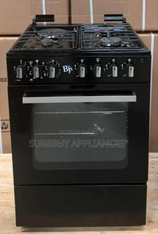 Bj’S 3 Gas+1 Electric Plate 60by60 Free Standing Cooker
