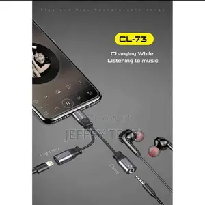 Awei CL-73 iPhone Lightning Male To 3.5mm Adapter, Charge & Music