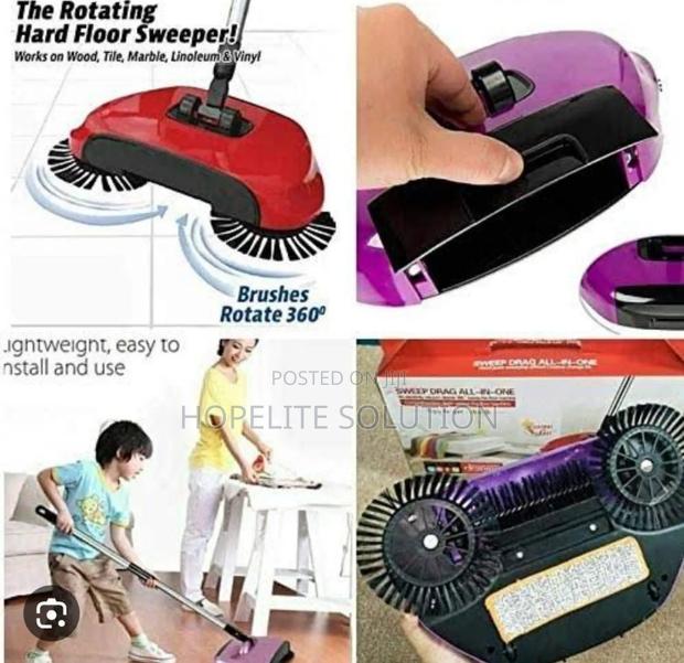 Manual Sweep Drag All in 1 Rotating Brush - thumbnail 2