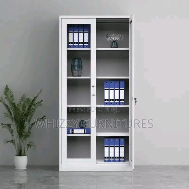 2door Glass File Cabinet