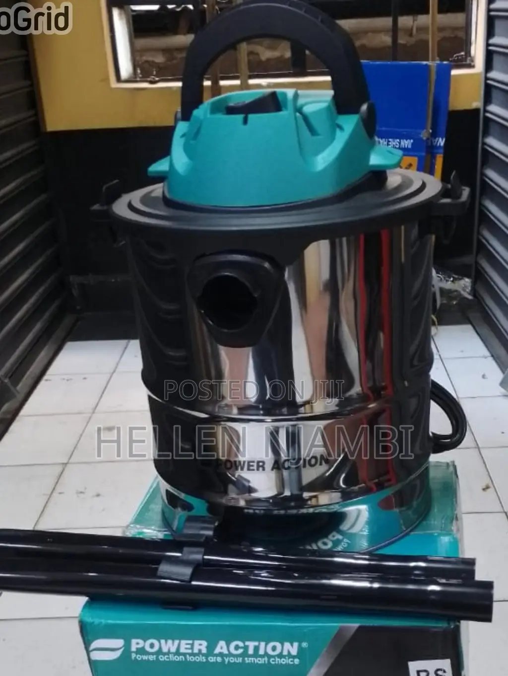 Power Action 20l 1600w Electric Dry Vacuum Cleaner