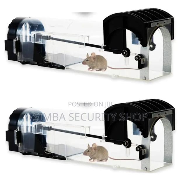 2 Pieces Smart Humane Mouse Rat Trap Cage Mice Reusable Pest - thumbnail 3