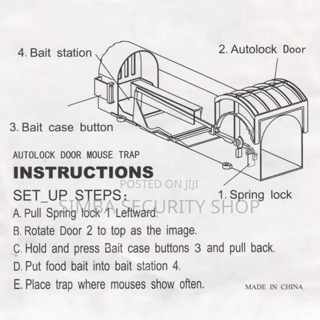 2 Pieces Smart Humane Mouse Rat Trap Cage Mice Reusable Pest