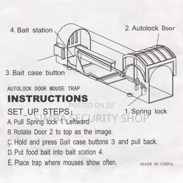 2 Pieces Smart Humane Mouse Rat Trap Cage Mice Reusable Pest - thumbnail 5