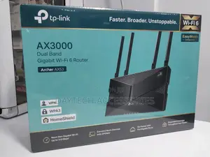 Tp-Link Archer Ax53 Ax3000 Dual Band Gigabit Wi-Fi 6 Router.