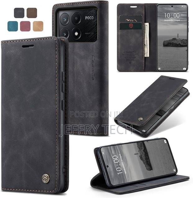 Xiaomi Poco X6 Pro 5g Case, Flip Wallet Leather Case With - main view
