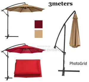 3m Parasol Replaceable Cloth Garden Umbrella