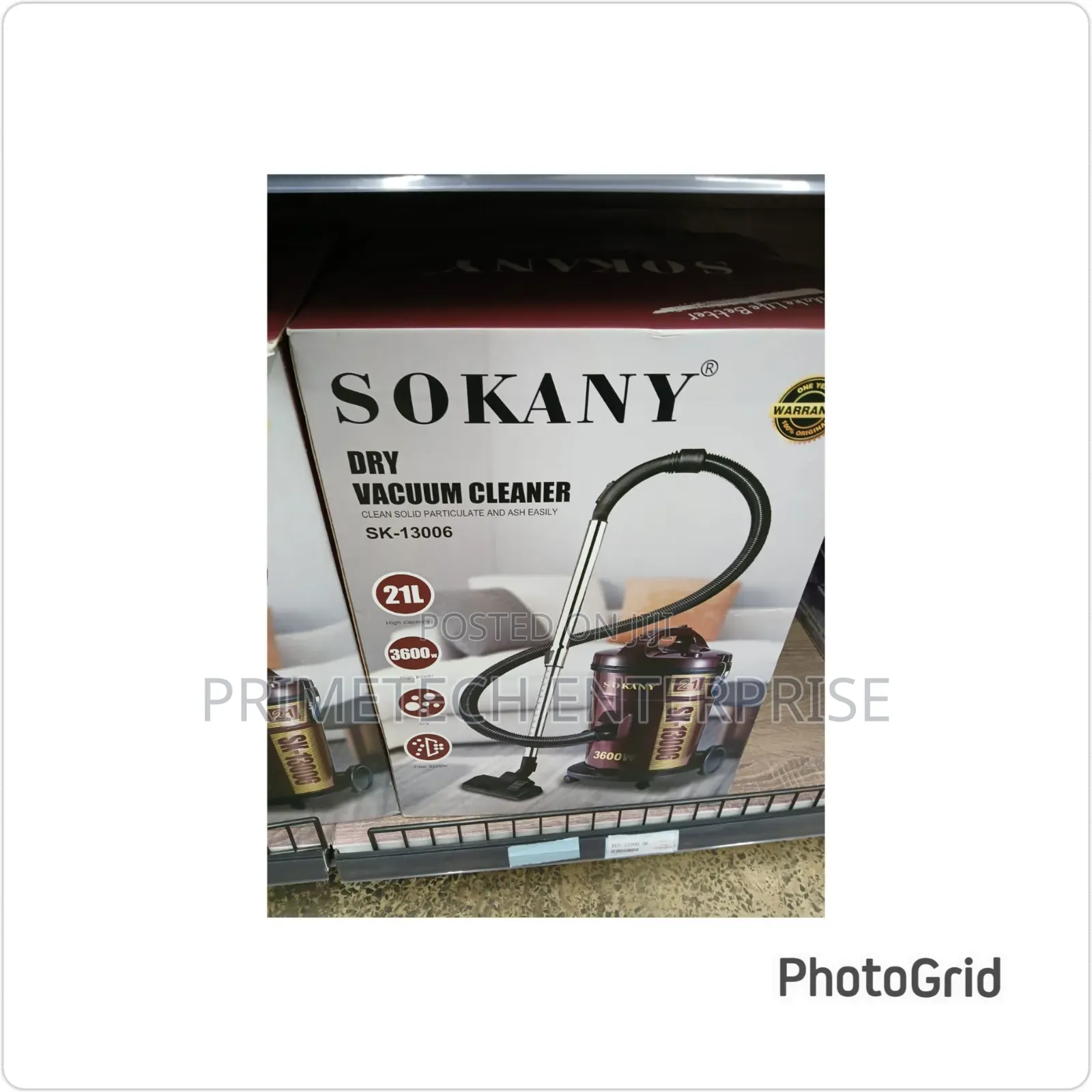 Sokany Vacuum Cleaner-21ltrs