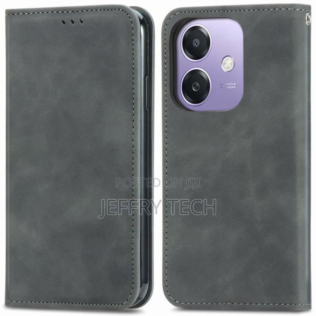 Flip Cover Oppo A3x / A40 / A60 5g Leather Effect - thumbnail 3