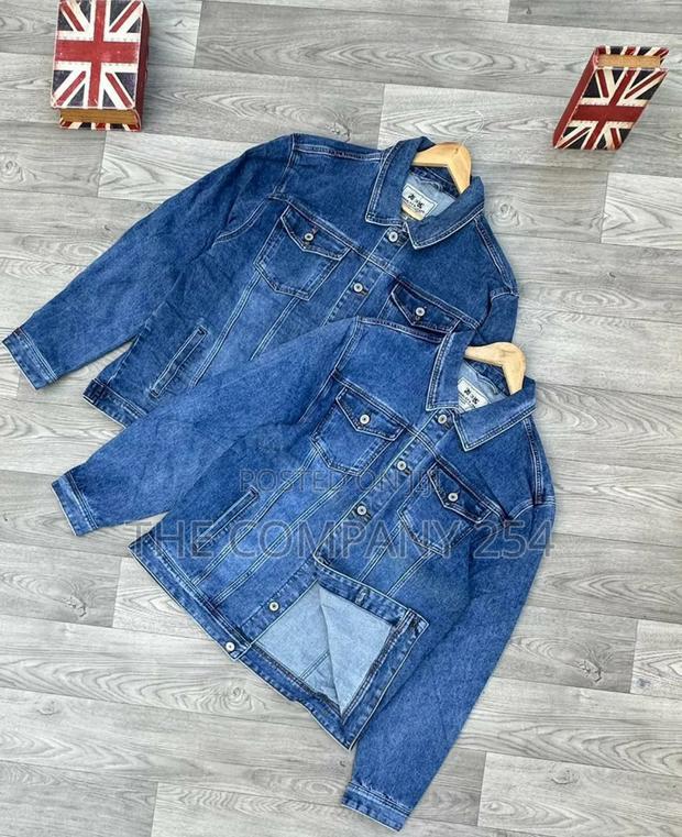 Quality All Weather Casual Plain Jeans Denim Made Jacket - thumbnail 4