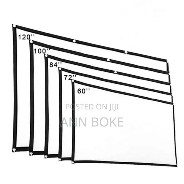 Fabric Foldable Projection Screen 100 Inch