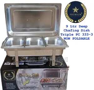 3 Compartments 9ltr Deep Chaffing Dishes Now Available