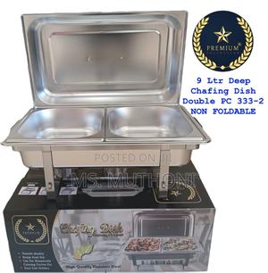 Double Compartment Quality 9ltr Deep Chaffing Dishes - thumbnail 2