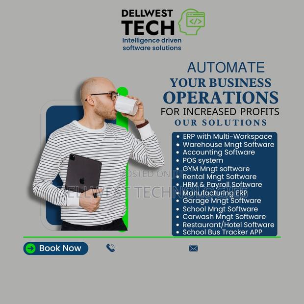 Pos/ Hrm/Payroll/Hospital/Sacco/Garage/Erp Software /System
