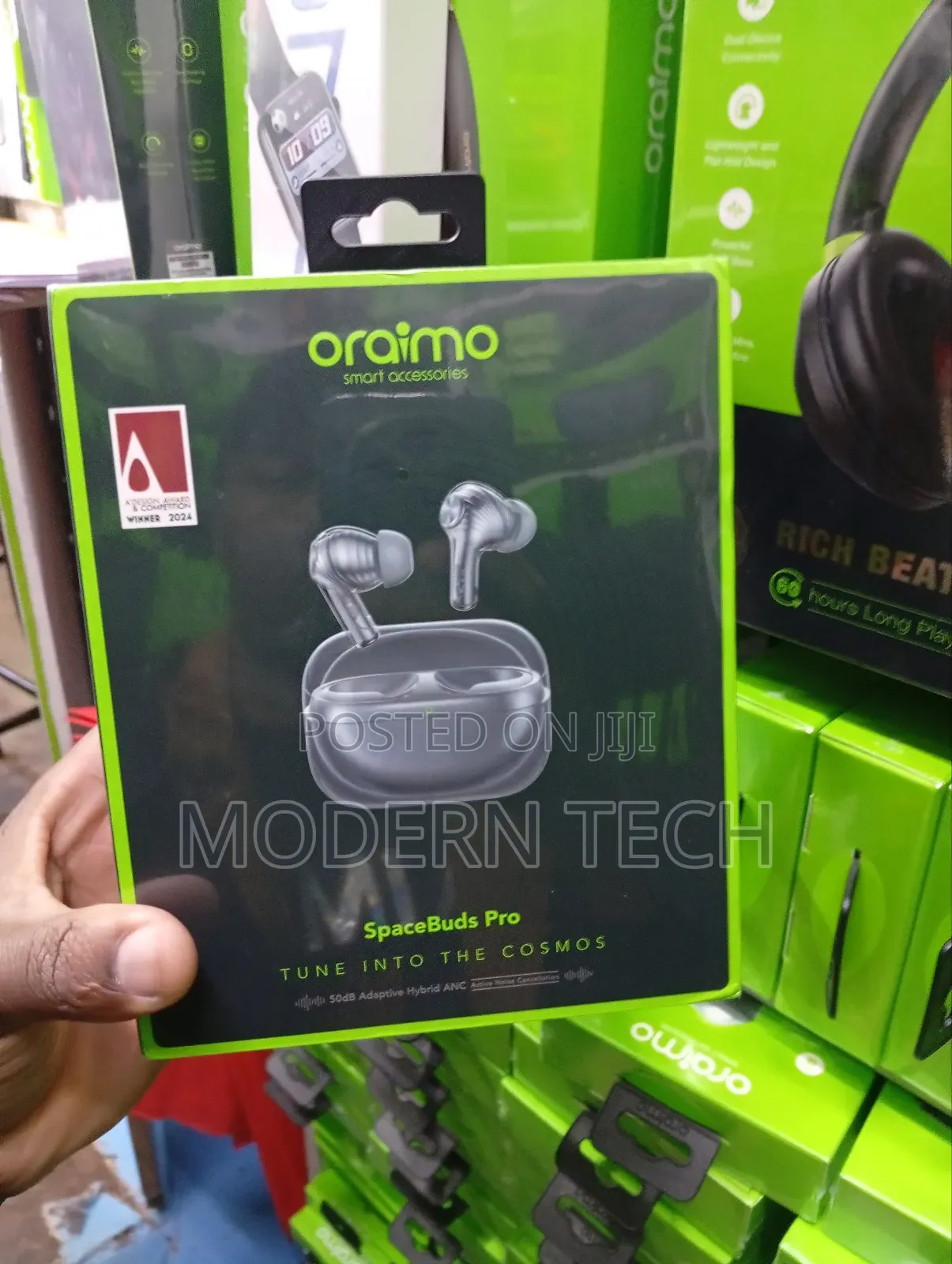 Oraimo Spacebuds Pro Hybrid Anc True Heavybass Earbuds