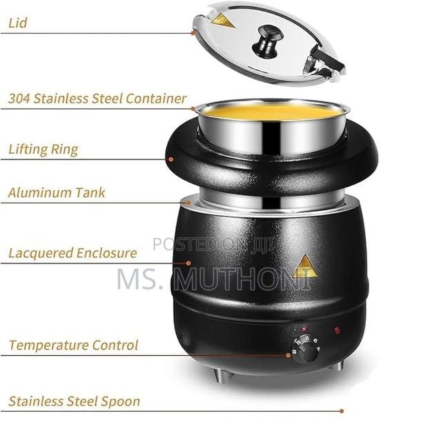 10l Electric Soup Boiler /Tureen With Temperature Control - thumbnail 3