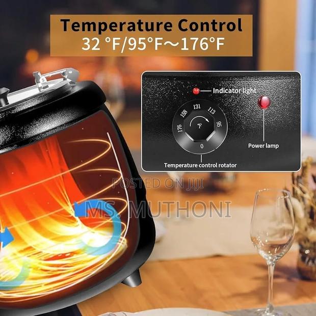 10l Electric Soup Boiler /Tureen With Temperature Control - thumbnail 4