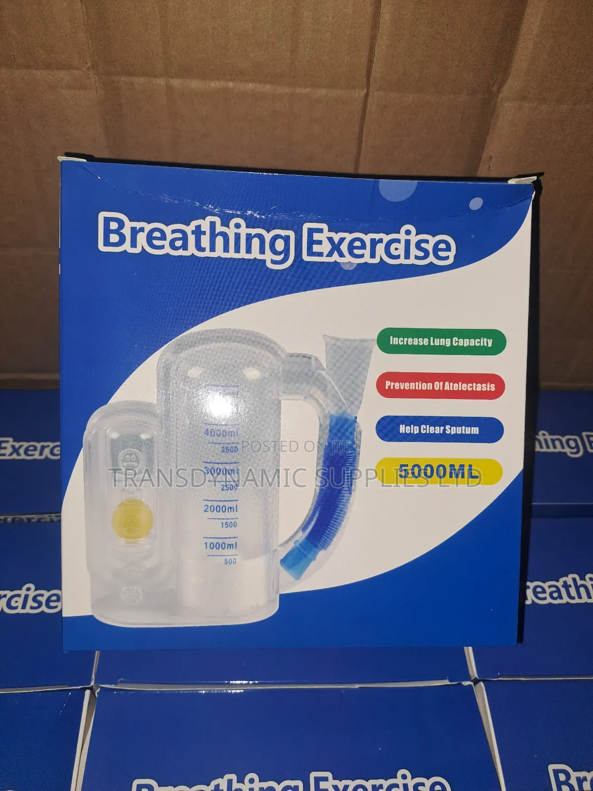 5000ml Breathing Exercise/Spirometer
