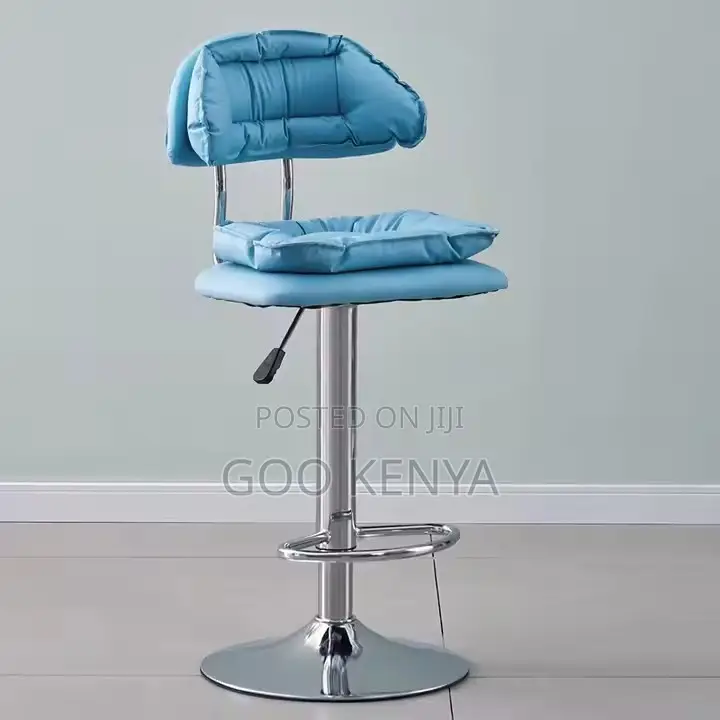 Home Chairs ; Modern Bar Stool Seat Metal Frame