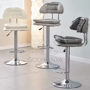 Home Chairs ; Modern Bar Stool Seat Metal Frame
